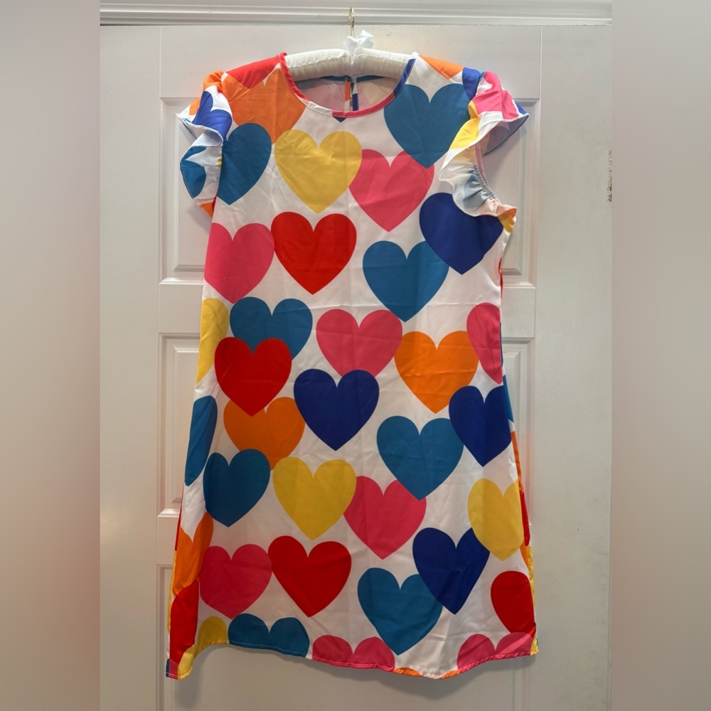 Multi Colored Hearts Drew, sz med